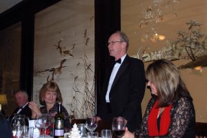 East Grinstead Circle President Bill Blackledge toasts the guests