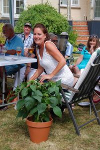 ...to the excellent hostess Hilary