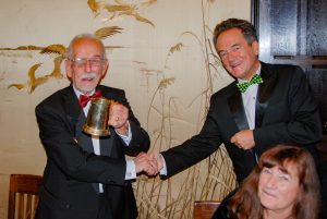 Max receives the award for most visiting