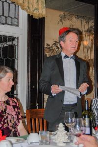 President Paul proposes a toast to the guests
