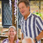 Outgoing President Paul and Hilary