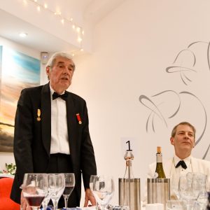...responds on behalf of the guests