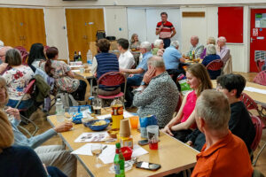 Quizmaster Nick in action