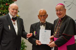 National VP Richard Mills, Siwicki and Bishop Richard